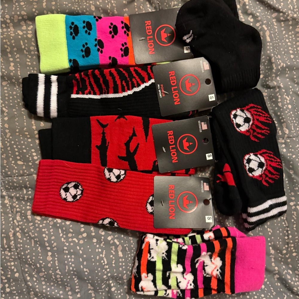 Girls Soccer Socks - 7 pair
